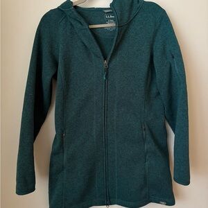 L.L. Bean Deep Teal Fleece Jacket